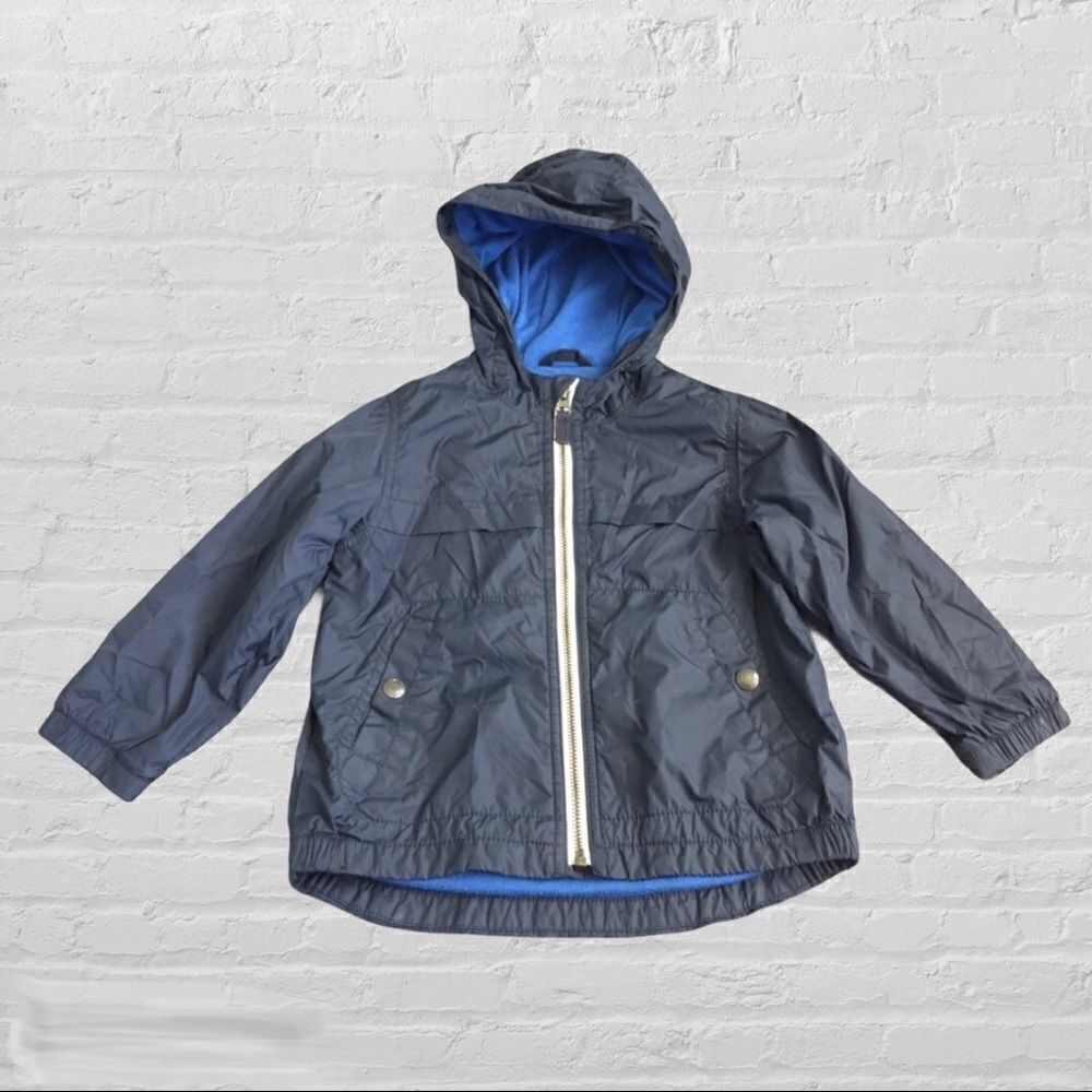 BabyGap Boy's Navy Blue wind Breaker/rain jacket